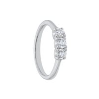 Ringe Babila Milano Dame Trilogy in Weißgold Diamante 0.60 Ct BBB13060C - BBB13060C